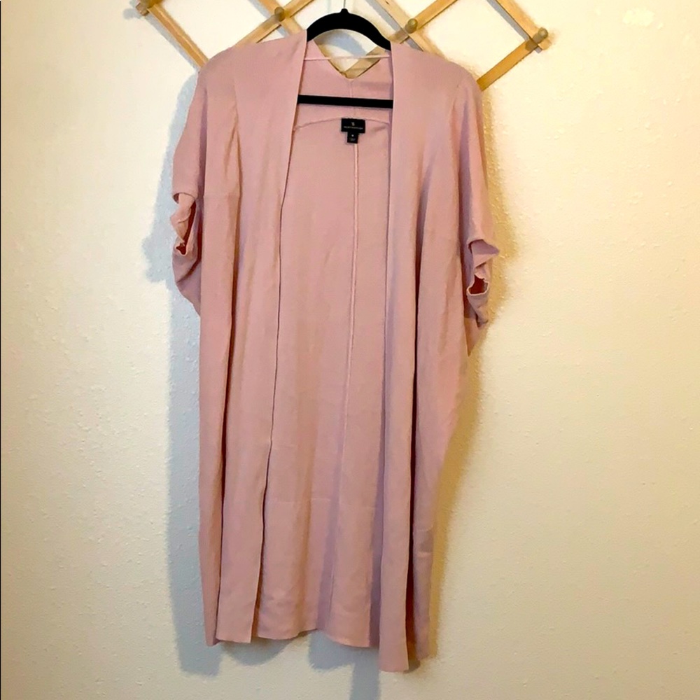 Pink cardigan